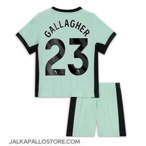 Chelsea Conor Gallagher #23 Kolmaspaita Lapsille 2023-24 Lyhythihainen (+ shortsit)